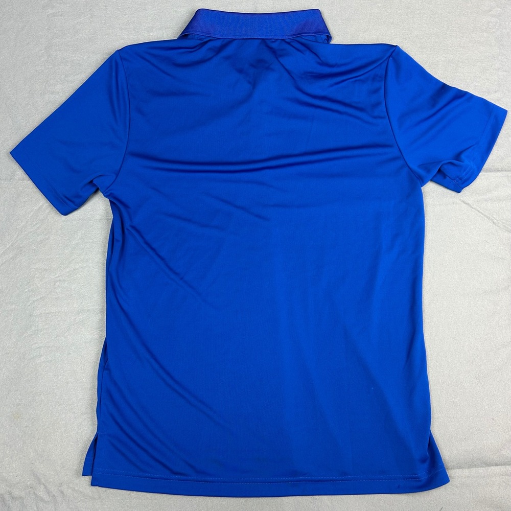 Adidas Polo Shirt Men Medium Blue Performance Golf UPF 50 DY0583 - Picture 7 of 7